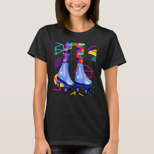 Roller Girl Retro Roller Skate 70er 80er T-Shirt