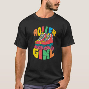 Roller Girl Vintag 70er Skate Fun Party Girls T-Shirt