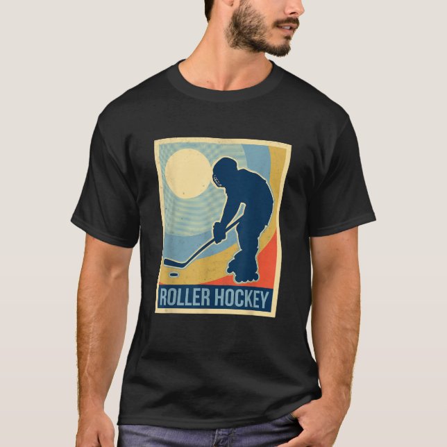 Roller hockey vintage  T-Shirt (Vorderseite)