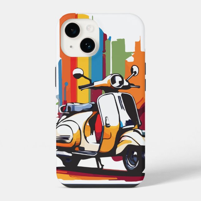 Roller iPhone Hülle (Rückseite)