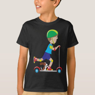 Roller-Junge T-Shirt