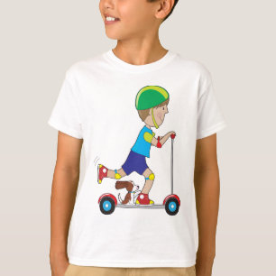 Roller-Junge T-Shirt