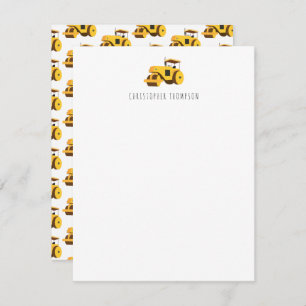 Roller Kids Construction Trucks Children's Mitteilungskarte