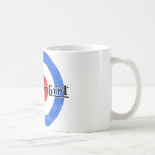 Roller-Mädchen Lambretta Tasse