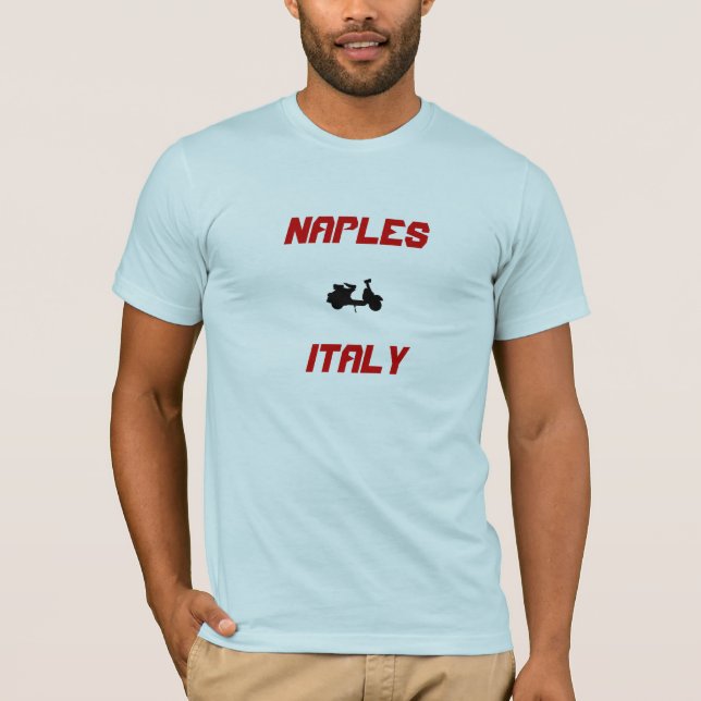 Roller Neapels, Italien T-Shirt (Vorderseite)