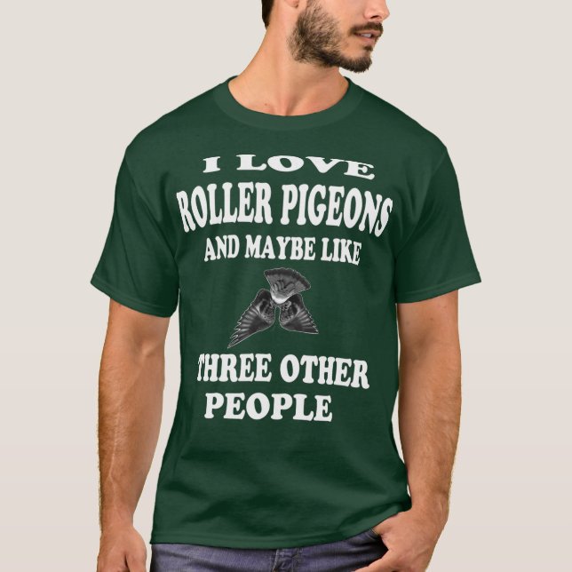 Roller Pigeons T Shirt Geschenk Birmingham Roller (Vorderseite)