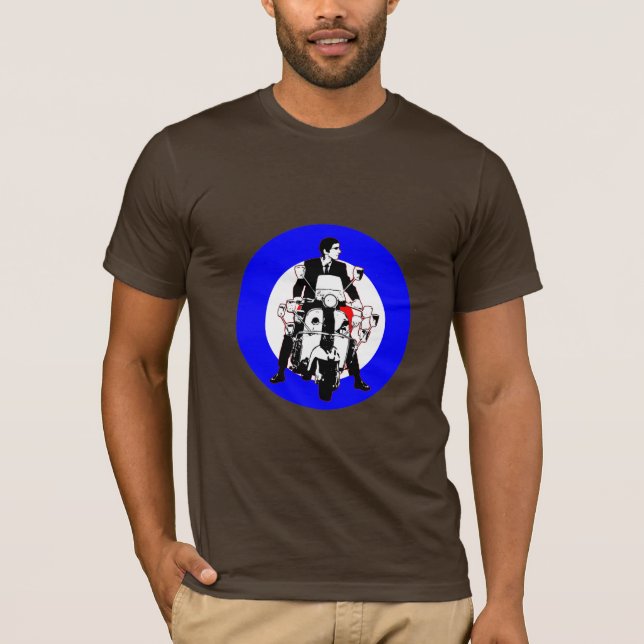 Roller-Reiter auf Ziel T-Shirt (Vorderseite)