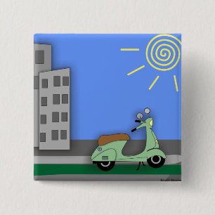 Roller-scape Abzeichen Button
