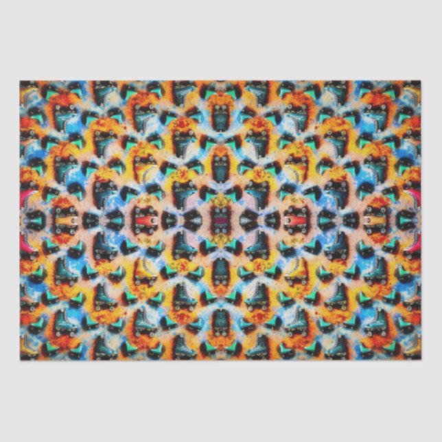 Roller Skate Afrikanisches Kunstfachpapier Seidenpapier (Vorderseite)