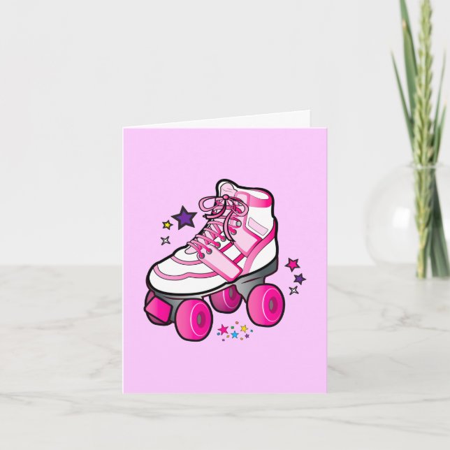Roller Skate Danke für das Kommen zu Party und Ges (Vorderseite)