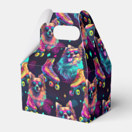 Roller Skate Disco Dog Geschenkschachtel