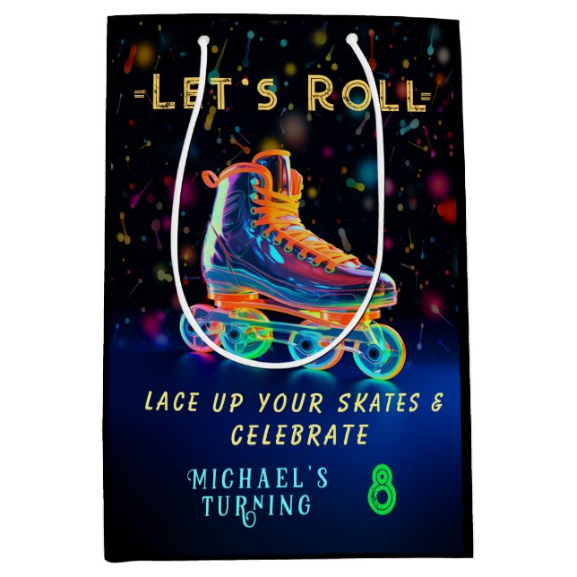 Roller-Skate, Drehmoment 8 Mittlere Geschenktüte (Vorderseite)