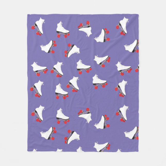 Roller-Skate Fleecedecke (Vorderseite)