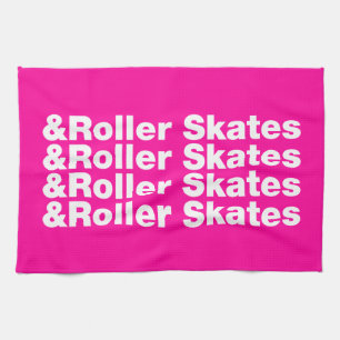 & Roller-Skate Geschirrtuch