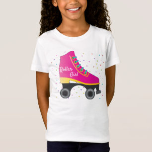 Roller Skate Girls' Fine Jersey T - Shirt