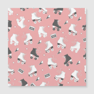 Roller Skate Kassettenmuster. Magnetkarte