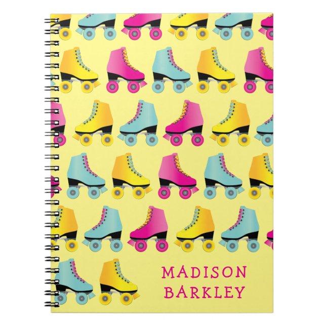 Roller Skate Kids Notizblock (Vorderseite)
