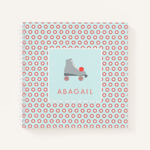 Roller Skate - Korallen Notizbuch