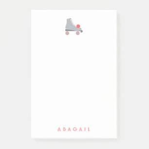 Roller Skate - Korallen Post-it Klebezettel