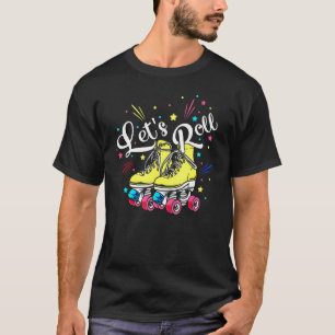 Roller-Skate Lasse Rollrollenkabel Schuhwalze D T-Shirt