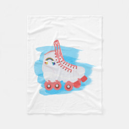 Roller-Skate mit Wasserfarbenspulenverschluss Fleecedecke