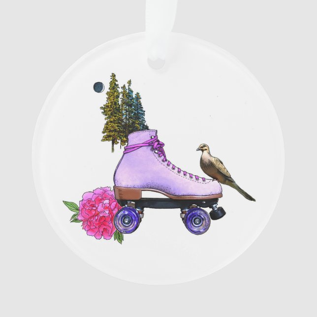 Roller Skate Nature Lover Ornament (Vorderseite)