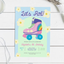 Roller Skate Retro Skaten Girls Geburtstag