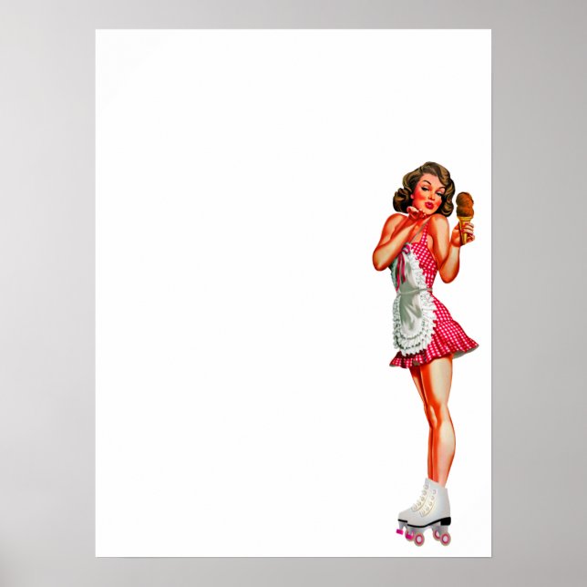 Roller Skate Rockabetty Poster (Vorne)