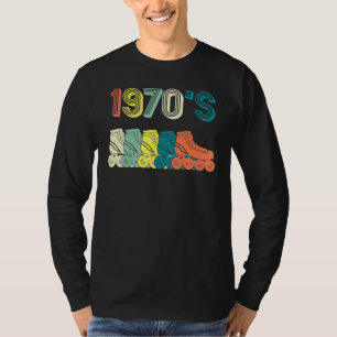 Roller Skate Skaten 70er Retro T-Shirt