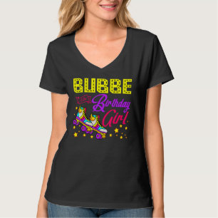 Roller Skate Skaten-Bubbe des Geburtstagsmädlings T-Shirt