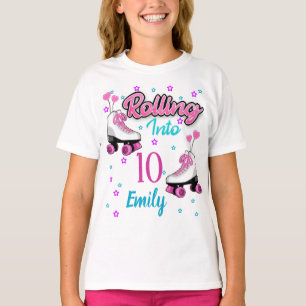 Roller Skate Skaten Custom Birthday MAtching T-Sh T-Shirt