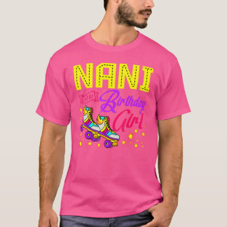 Roller Skate Skaten Nani von der Geburtstagskarte  T-Shirt