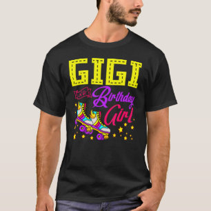 Roller Skate Skaten Skater Gigi des Geburtstags T-Shirt