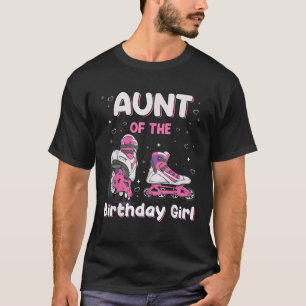 Roller Skate Tante Birthday Matching Familie T-Shirt