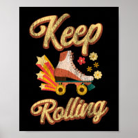 Roller Skaten Behalte Rolling 1970S Retro Vintag