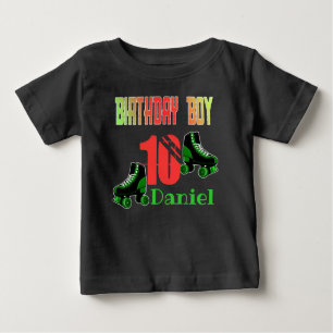 Roller Skaten Birthday Boy Family Matching  Baby T-shirt