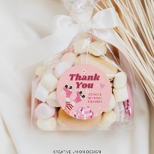 Roller Skaten Birthday Party Fevor Sticker