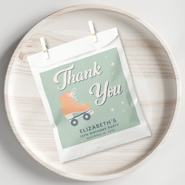 Roller Skaten Birthday Party Geschenktütchen (Von Creator hochgeladen)
