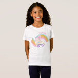 Roller Skaten Birthday Personalisiert T - Shirt<br><div class="desc">Girl Roller Skaten Geburtstag T - Shirt. Entsprechende Artikel in unserem Cava-Party-Design</div>