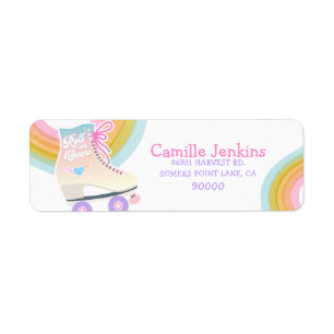 Roller Skaten Birthday Rücksendeadresse