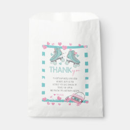 Roller Skaten Danke, Pastel Party Geschenktütchen