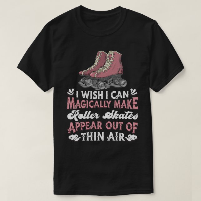Roller Skaten Derby Skater 70er Magical Roller Ska T-Shirt (Design vorne)