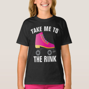 ROLLER SKATEN RINK GIRLS T - SHIRT