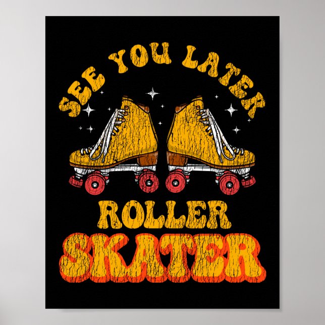 Roller-Skaten, sehen Sie später Roller Skater 1970 Poster (Vorne)
