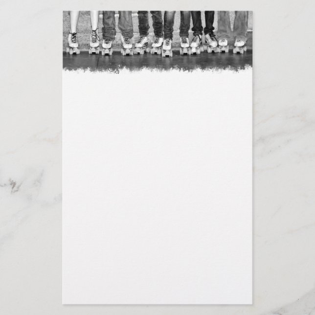 Roller Skaten Stationery Briefpapier (Vorderseite)