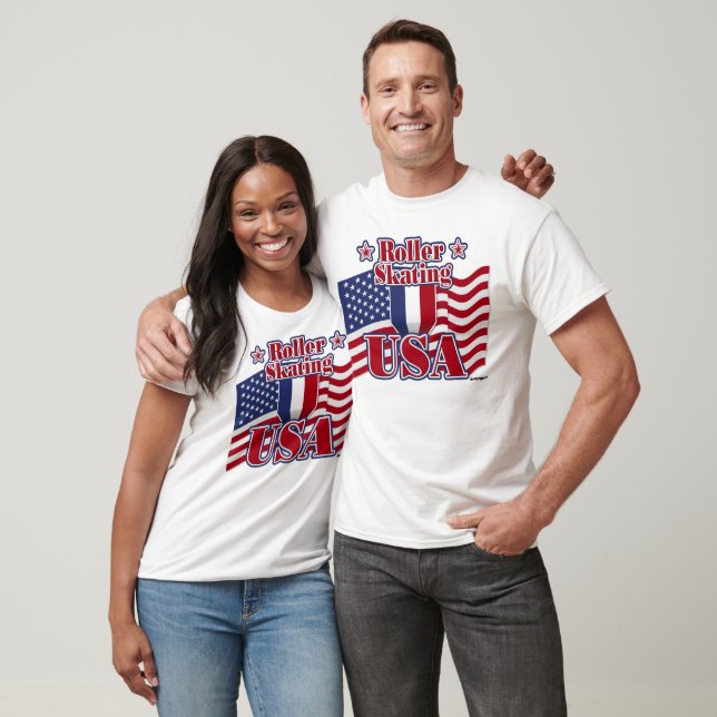 Roller Skaten USA T-Shirt (Unisex)