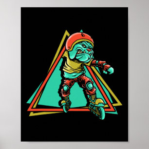 Roller Skater Inline-Skating Poster