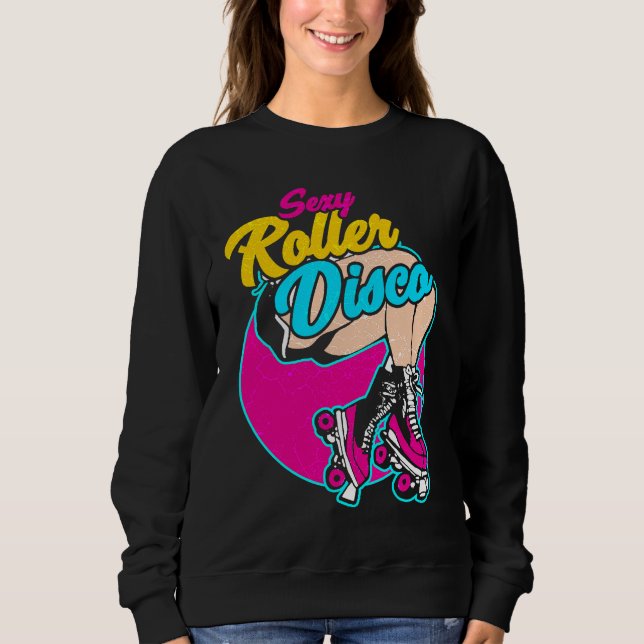 Roller skates disco inline skating roller skating  sweatshirt (Vorderseite)