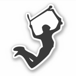 Roller-Trick Aufkleber