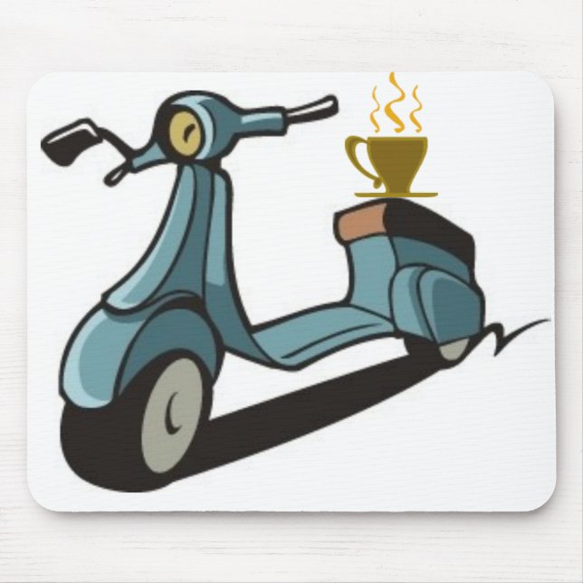 ROLLER UND KAFFEEMAUSPAD MOUSEPAD (Vorne)